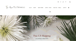 Desktop Screenshot of angelfacebotanicals.com